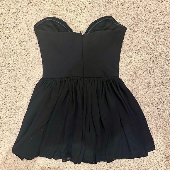 Michael Costello x Revolve Black Strapless Dress - Picture 3 of 5